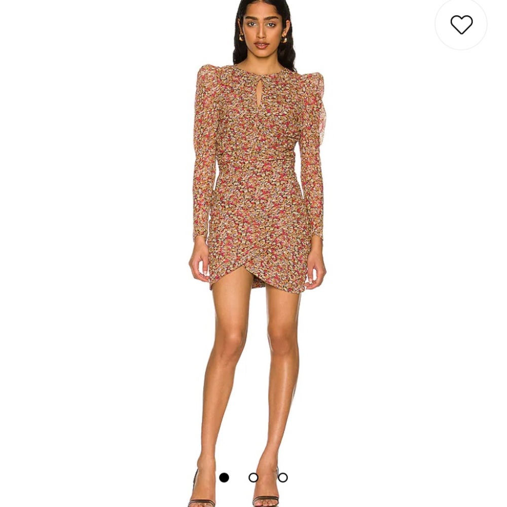 Revolve long sleeve, floral, mini dress